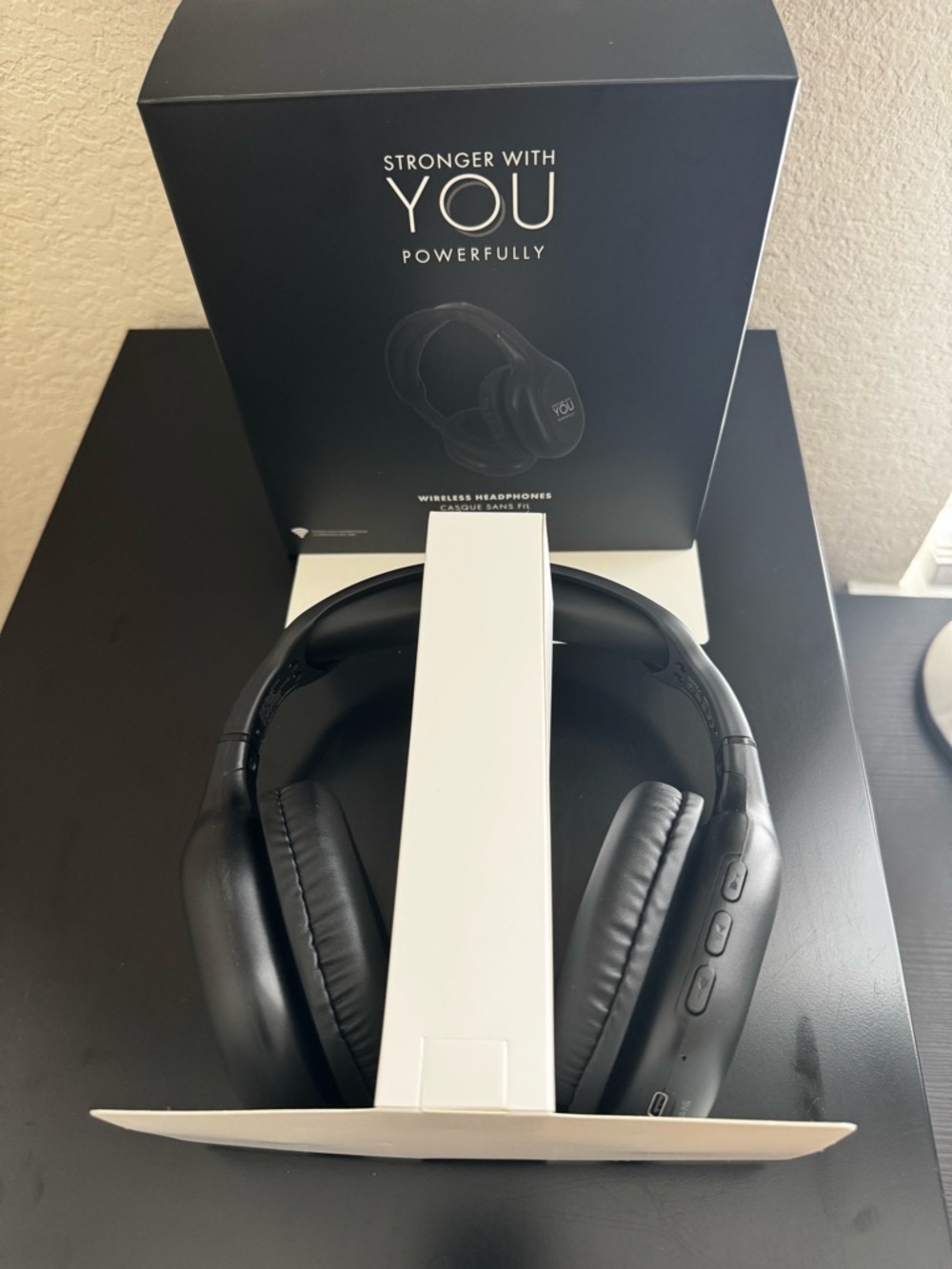 Emporio Armani Stronger With You Wireless Headphones Black Promo Gift.  New